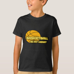 Basketball in meinem Herzen Funny S - Geschenk für T-Shirt