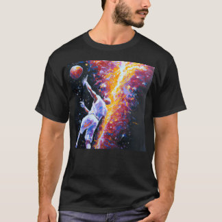 Basketball in Universum T-Shirt