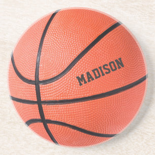Basketball-individuelle Name Getränkeuntersetzer
