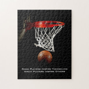Basketball Inspiration Inspirierend Teilnehmer Puzzle