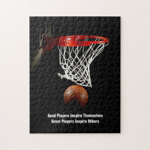 Basketball Inspiration Inspirierend Teilnehmer Puzzle