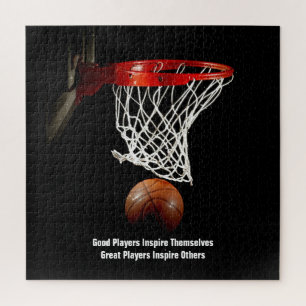 Basketball Inspiration Inspirierend Teilnehmer Puzzle