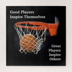 Basketball Inspiration Inspirierend Teilnehmer Puzzle