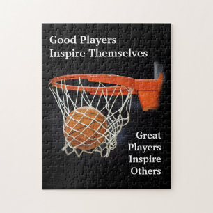 Basketball Inspiration Inspirierend Teilnehmer Puzzle