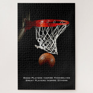 Basketball Inspiration Inspirierend Teilnehmer Puzzle