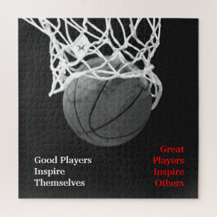 Basketball Inspiration Inspirierend Teilnehmer Puzzle