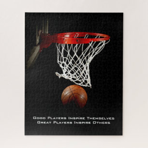 Basketball Inspiration Inspirierend Teilnehmer Puzzle