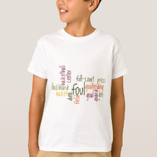 Basketball Inspirations-Text Produkt anpassen T-Shirt