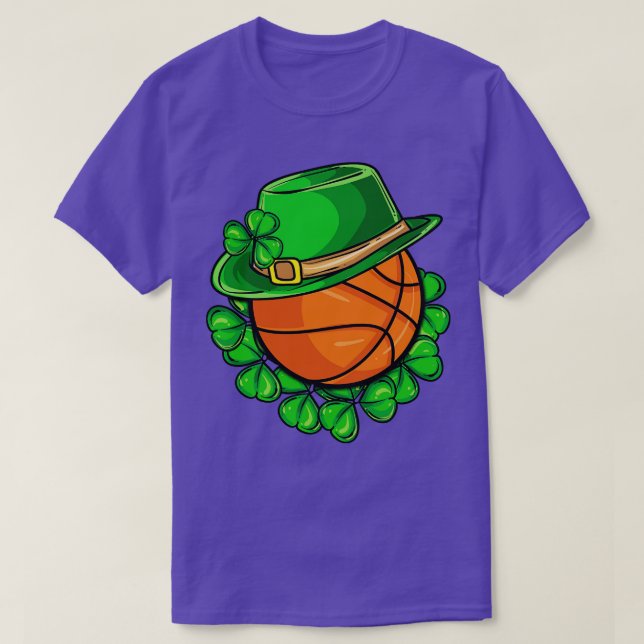 Basketball Irish St Patricks Day T-Shirt (Design vorne)