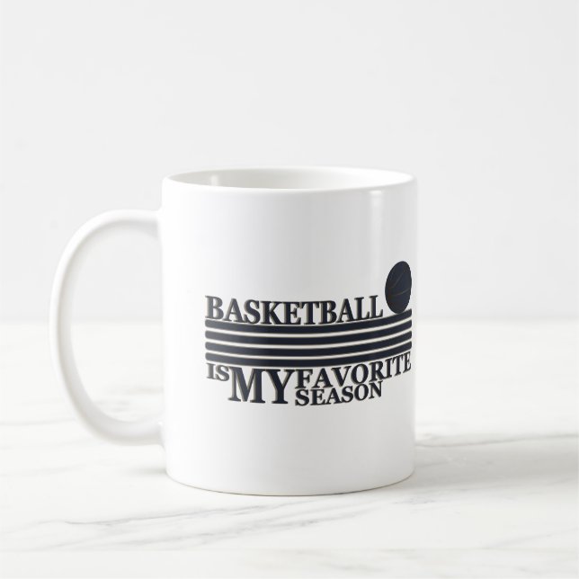 Basketball is my favorite season kaffeetasse (Links)