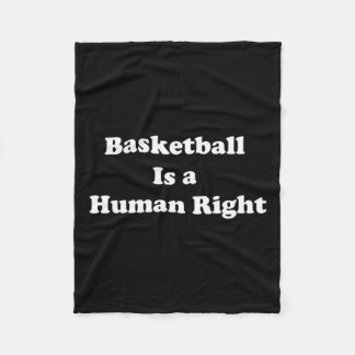 Basketball ist das Menschenrecht Fleecedecke