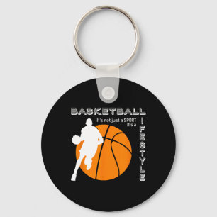 Basketball ist ein Lifestyle - Basketball Schlüsselanhänger