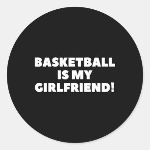 Basketball ist mein Basketballgeschenk für meine F Runder Aufkleber