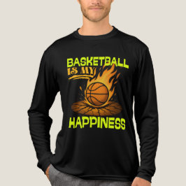 Basketball ist mein Glück Tri-Blend Shirt