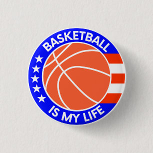 Basketball ist mein Leben! Button
