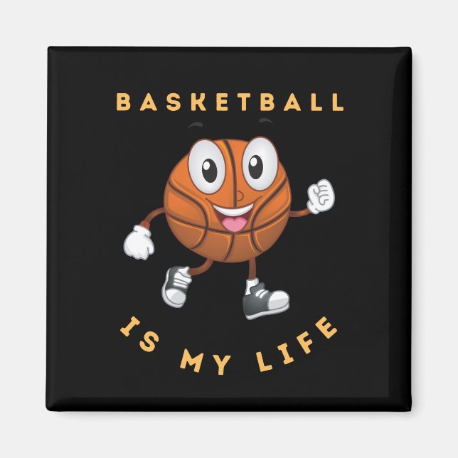 Basketball ist mein Leben Magnet (Vorne)