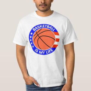 Basketball ist mein Leben. Sportler T-Shirt