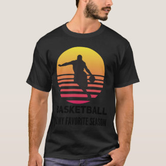 Basketball ist mein Lieblings-Sonnenuntergang T-Shirt