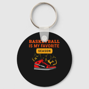 Basketball ist mein Lieblingssaison Basketball Lov Schlüsselanhänger