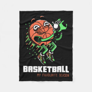 Basketball ist mein Lieblingssaison Niedlicher Car Fleecedecke