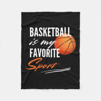 Basketball ist mein Lieblingssport Fleecedecke