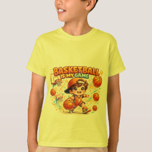 Basketball ist mein Spiel Cute Kawaii Sportdesig T-Shirt