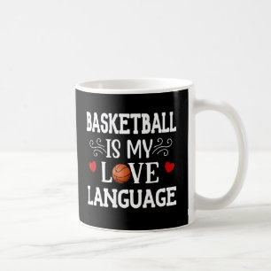 Basketball ist meine Liebe Basketballfächer Kaffeetasse