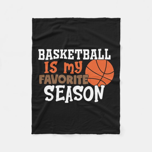 Basketball ist meine Lieblingssaison 11 Fleecedecke (Vorderseite)