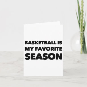 Basketball ist meine Lieblingssaison 2 Karte