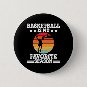 Basketball ist meine Lieblingssaison 5 Button