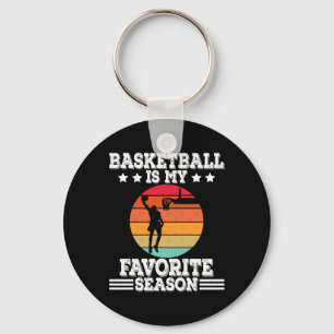 Basketball ist meine Lieblingssaison 5 Schlüsselanhänger