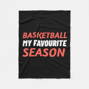 Basketball ist meine Lieblingssaison Fleecedecke