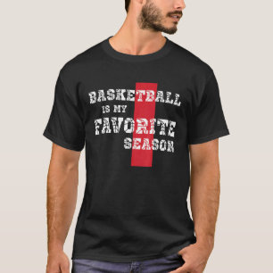 Basketball ist meine Lieblingssaison Jungs Mädchen T-Shirt