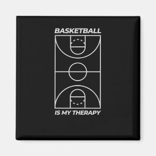 Basketball ist meine Therapie Magnet