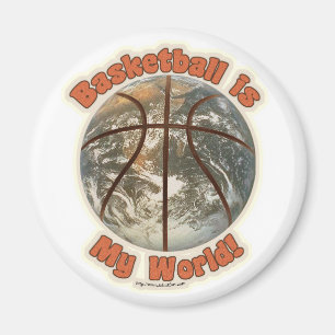 Basketball ist meine Welt! Magnet