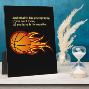 Basketball ist wie Fotografie #5 Fotoplatte