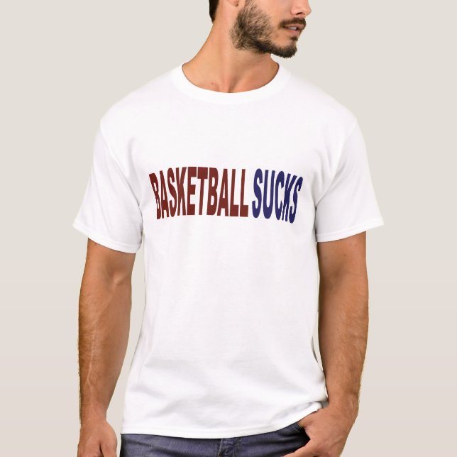 Basketball ist zum Kotzen T-Shirt (Vorderseite)