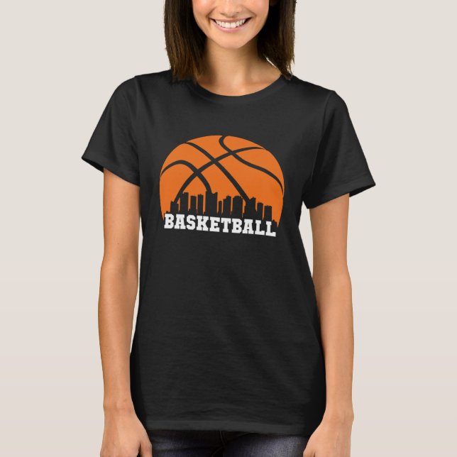 Basketball January February April March Basketball T-Shirt (Vorderseite)