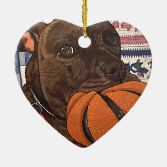 Basketball jedermann? keramikornament (Vorne)