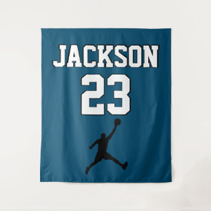 Basketball Jersey Hintergrund  Team-Nummer Wandteppich