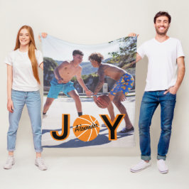 Basketball JOY Friends Foto Fleecedecke