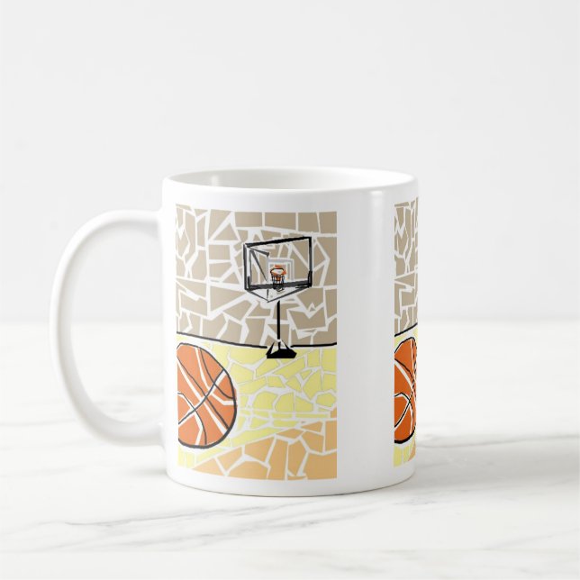 Basketball-Kaffee-Tasse Tasse (Links)