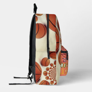 Basketball Kaleidoskop Spiel der Champions Bedruckter Rucksack