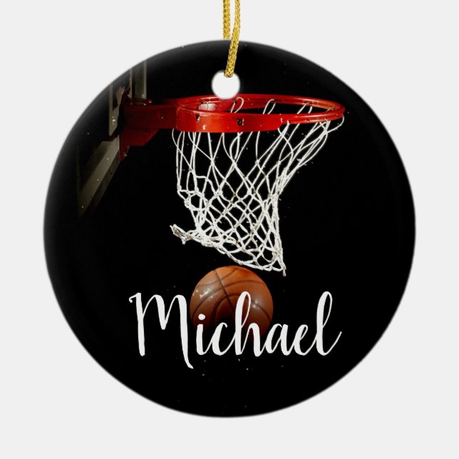 Basketball Keramik Ornament (Vorne)