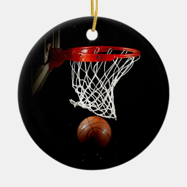 Basketball Keramik Ornament (Vorne)
