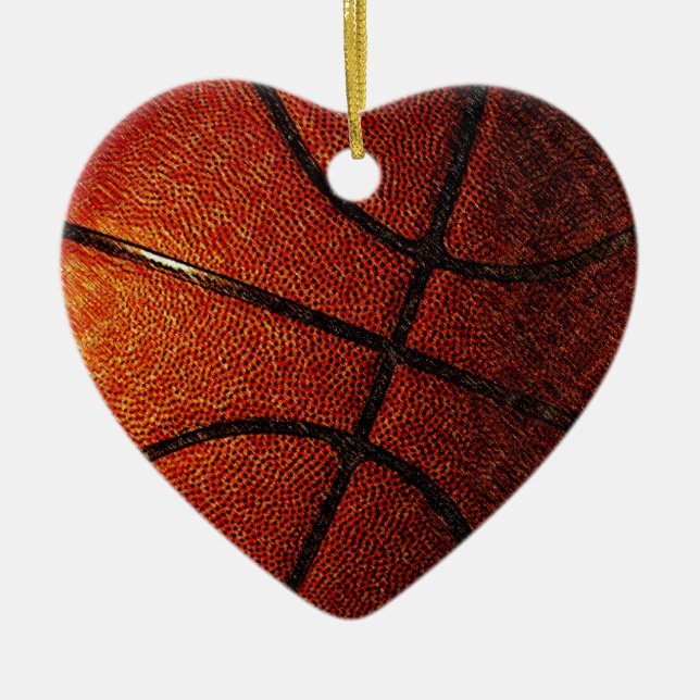 Basketball Keramik Ornament (Vorne)