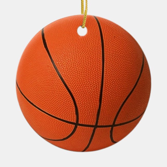 Basketball Keramik Ornament (Vorne)