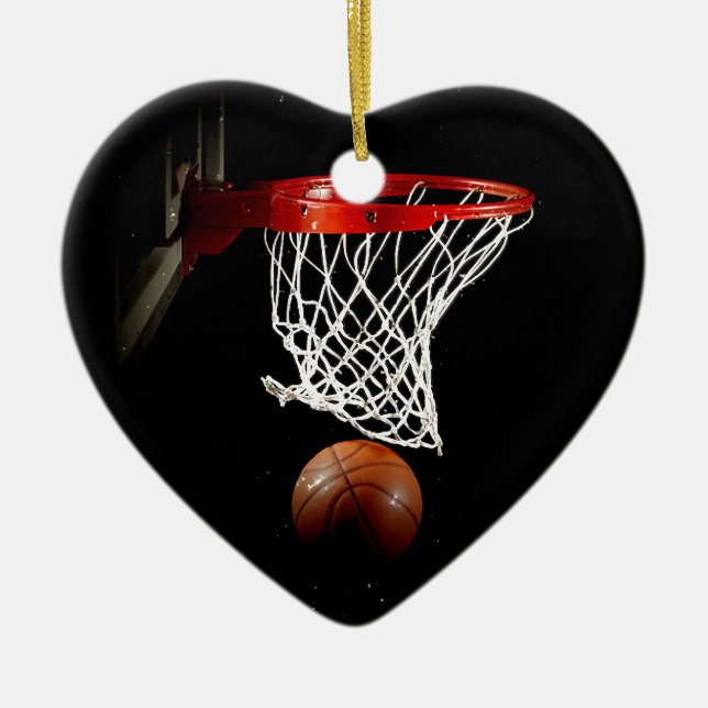 Basketball Keramik Ornament (Vorne)