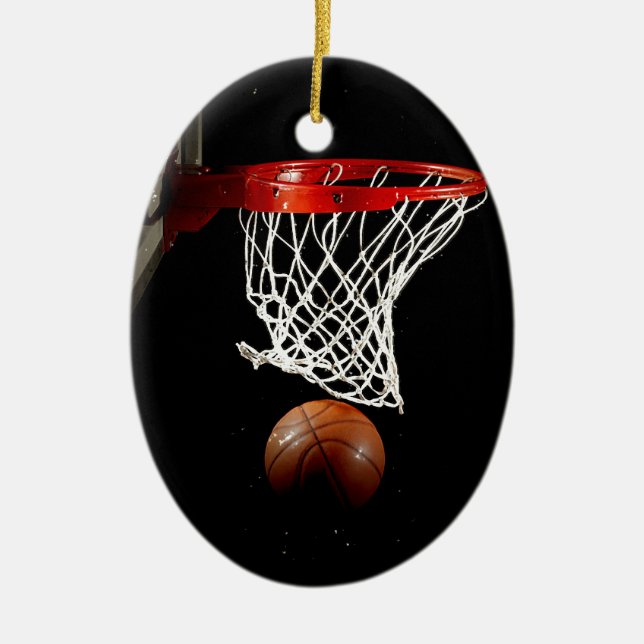 Basketball Keramik Ornament (Vorne)