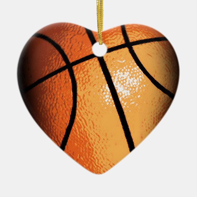 Basketball Keramik Ornament (Vorne)